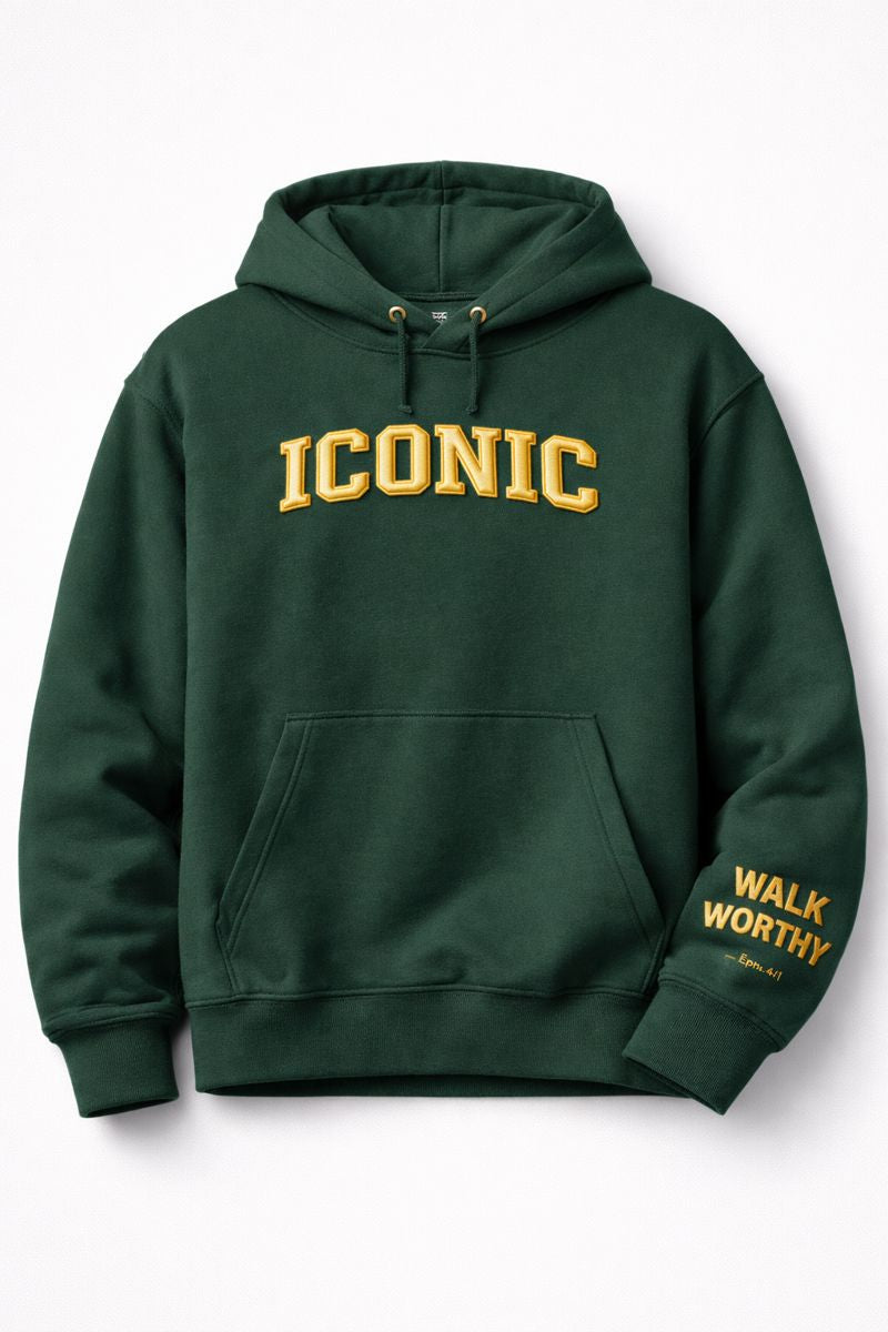 PUFF EMBROIDERED HOODIE