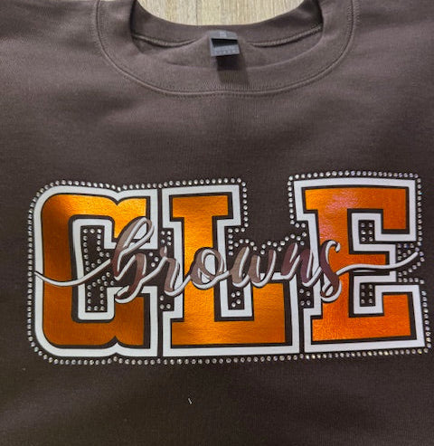 Sports Team Sweater-Cle Browns