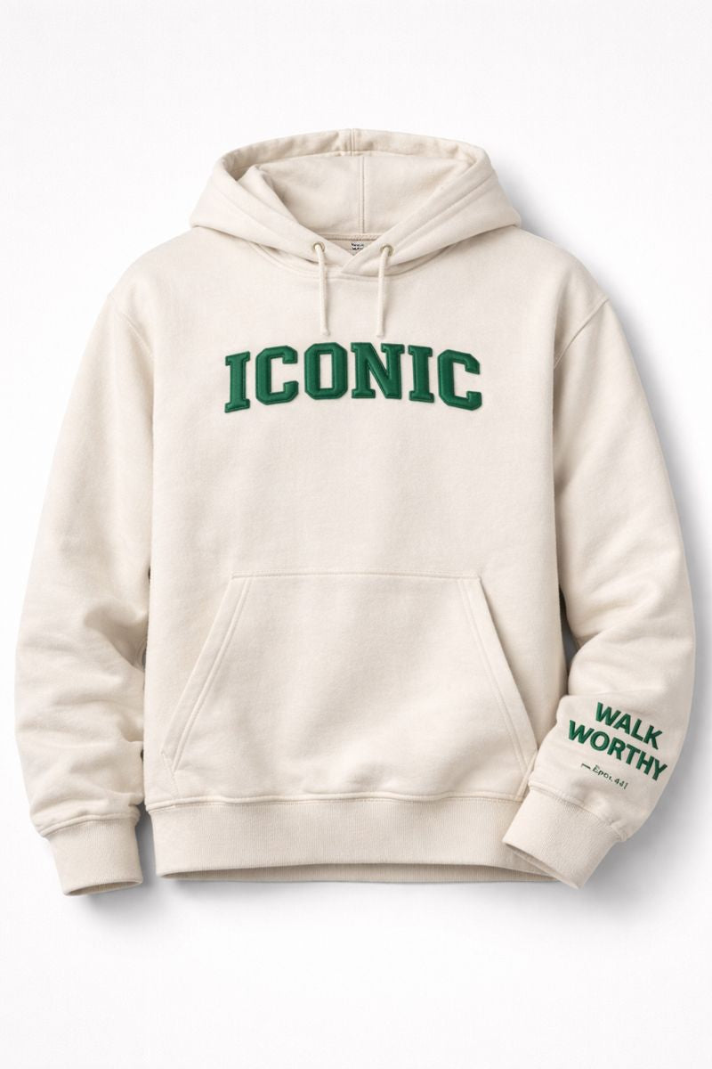 PUFF EMBROIDERED HOODIE