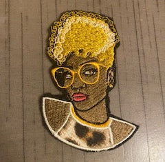 Natural Hair Fashion Iron-On Patch