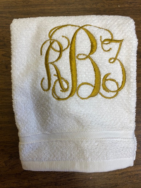 Monogram Hand Towels