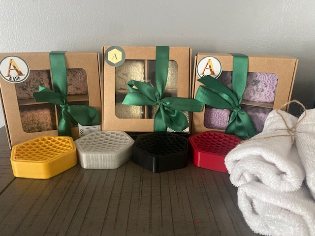 Luxury Shower Steamer Gift Set | Aromatherapy Spa Box | Self Care Gift for Women | Handmade Shower Steamers